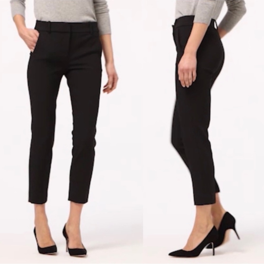 J. Crew Black Cropped Ankle Pants